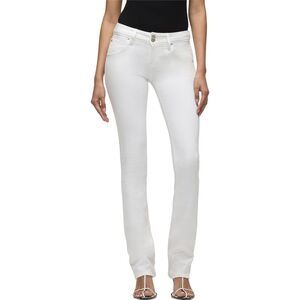 Hudson Jeans Womens  Beth Midrise Baby Boot Jean, White